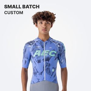 Custom Lightweight Seamless OEM Cycling Jersey Private Label Branding Digital Print Polyester