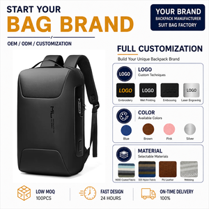 Factory Hot Sell Custom School Laptop USB Charging Men Notebook Waterproof Anti Theft Backpack Men Bagpack Laptop Backpack