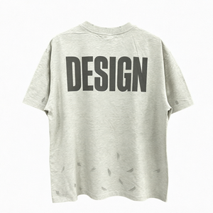 Wholesale High Quality Custom Print Cotton Baggy T Shirts Men DTG
