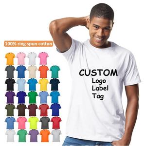 Wholesale Custom Print Logo 180 GSM 100 Cotton T-shirt