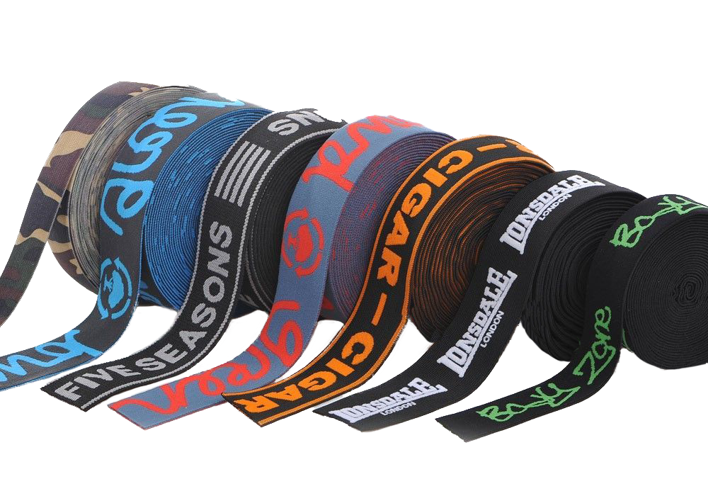 Custom Jacquard elastic waistbands and drawcords trim