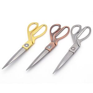 Color Multi-size All Stainless Steel Plating Dressmaking Cutter Trimming Sewing Tailoring Scissors