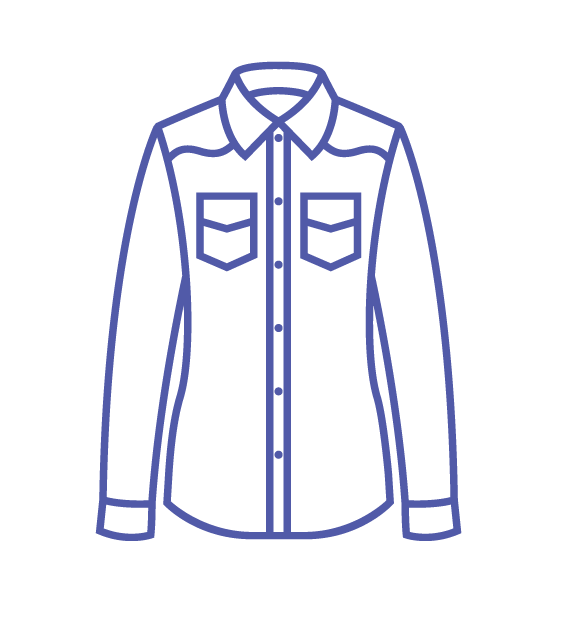 Custom shirting and button down clothing production