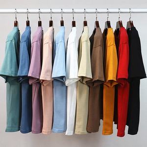 Wholesale 220 GSM 100% Cotton Oversized Drop Shoulder T-Shirt