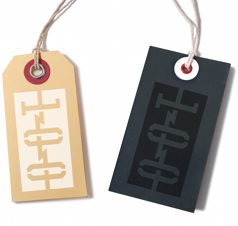 Custom garment trimming labeling and pattern finishing