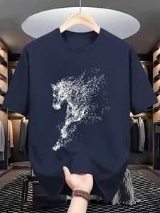 Custom 100 Cotton T-Shirts Printing Service Fashionable Streetwear