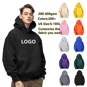 High Quality 500 GSM Cotton Thick Blank Plain Heavyweight Oversized Hoodies
