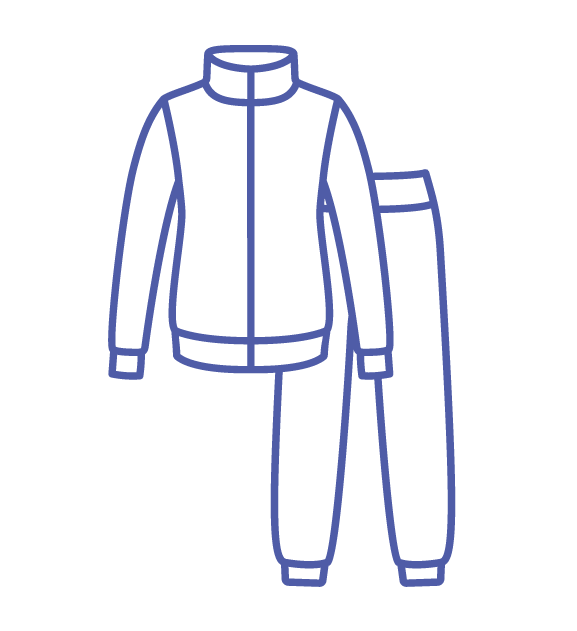 Sportswear clothing production